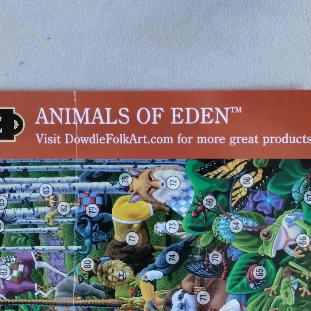 Dowdle Puzzle NEW Animals Of Eden 500 PC Biblical Garden Of Eden